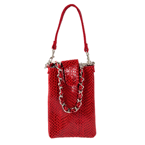 The leather phone bag