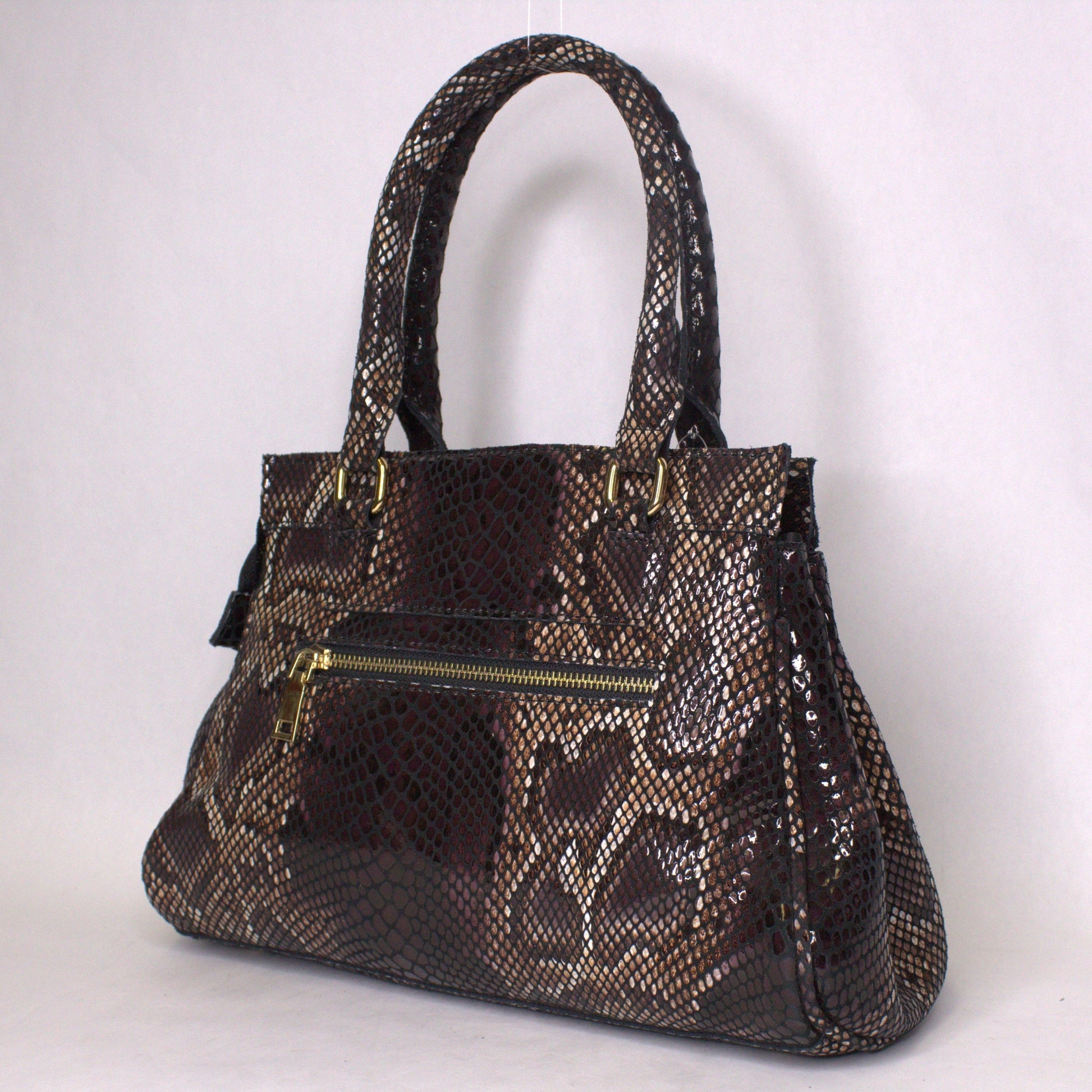 Cobra Leather handbag