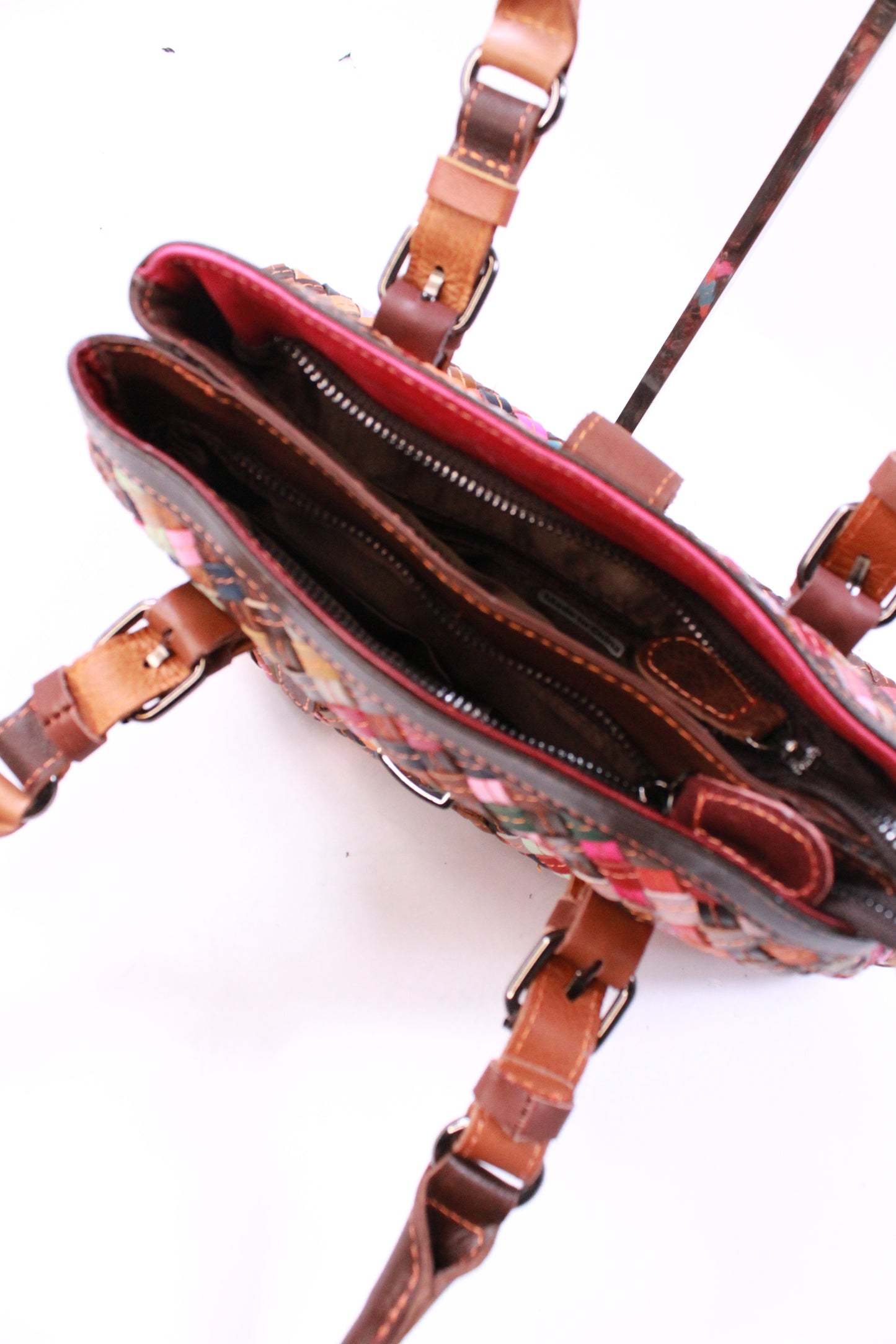 Sunset leather bag